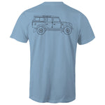 Land Rover Defender 110 Classic Men's T-Shirt - Black Logo