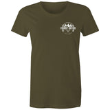 80 Series Women's Maple Tee with White Logo