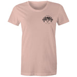 75 Series Cruiser Ute Women's Maple Tee Detailed with Black Logo