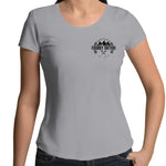 GQ Patrol Women's Scoop Neck Tee with Black Logo