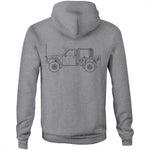 GQ Patrol Ute Hoodie with Black Logo