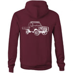 75 Series Cruiser Ute Hoodie Detailed with White Logo