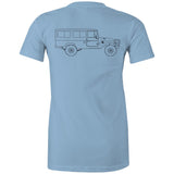 40 Series Troopy Womens Maple Tee with Black Logo