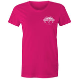 GU Patrol Ute Women's Maple Tee with White Logo