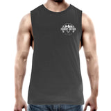 40 Series Troopy Muscle Singlet With A White Logo