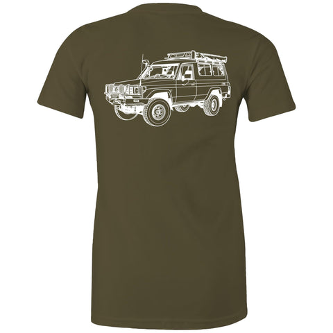 75 Series Troopy Maple Tee Detailed With White Logo