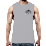 75 Series Troopy Muscle Singlet Detailed With Black Logo