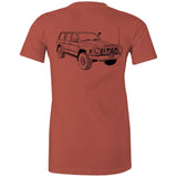 GQ Patrol Women's Maple Tee Detailed with Black Logo