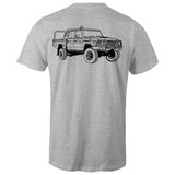 79 Series Dual Cab Ute Classic Tee Detailed with Black Logo