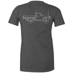 GU Patrol Ute Women's Maple Tee with White Logo