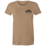 75 Series Cruiser Ute Women's Maple Tee Detailed with Black Logo