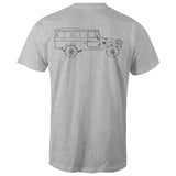 40 Series Troopy Classic Tee With A Black Logo