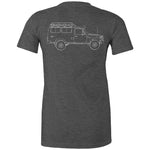 75 Series Troopy Women's Maple Tee with White Logo