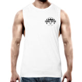 75 Series Hitop Troopy Men's Muscle Shirt With Black Logo