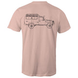 75 Series Troopy Classic Tee with a Black Logo