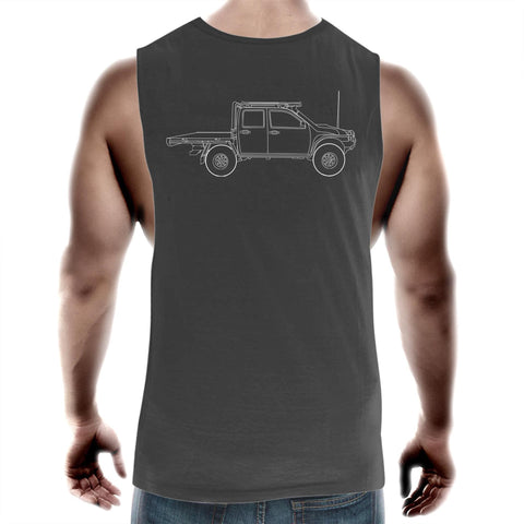 Isuzu D-MAX Muscle Singlet with White Logo