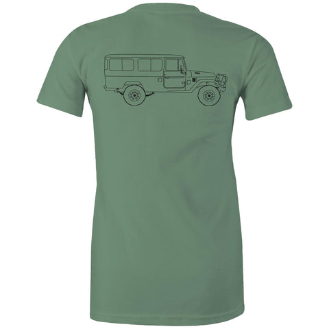40 Series Troopy Womens Maple Tee with Black Logo
