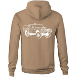79 Series Dual Cab Ute Hoodie Detailed with White Logo