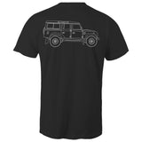 Land Rover Defender 110 Classic Men's T-Shirt - White Logo