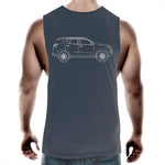 Holden 2018 Trailblazer Muscle Singlet - White Logo