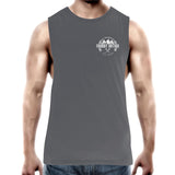 78 Series Troopy Muscle Singlet - White Logo