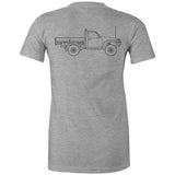 GU Patrol Ute Women's Maple Tee with Black Logo