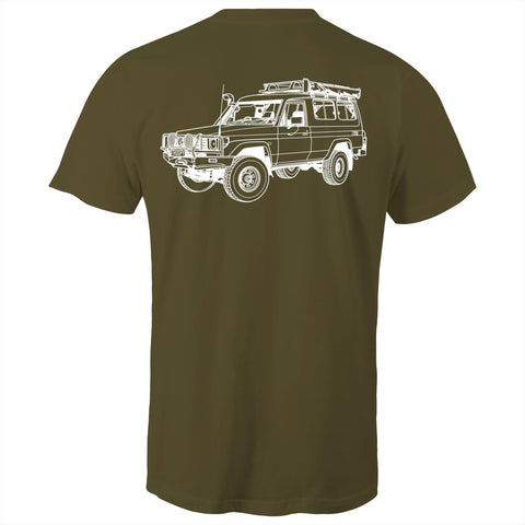 75 Series Troopy Classic Tee Detailed With White Logo