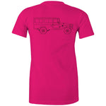 40 Series Troopy Womens Maple Tee with Black Logo