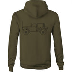 GQ Patrol Ute Hoodie with Black Logo