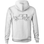 GQ Patrol Ute Hoodie with Black Logo