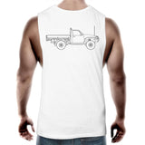 GU Patrol Ute Muscle Tee with Black Logo