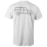 Land Rover Defender 110 Classic Men's T-Shirt - Black Logo