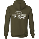 75 Series Cruiser Ute Hoodie Detailed with White Logo