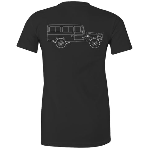 40 Series Troopy Womens Maple Tee with White Logo