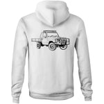 75 Series Cruiser Ute Hoodie Detailed with Black Logo