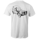 75 Series Hitop Troopy Classic Tee Detailed with a Black Logo