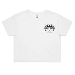75 Series Troopy Women's Crop Tee Detailed with Black Logo