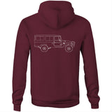 40 Series Troopy Pocket Hoodie - White Logo