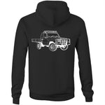 75 Series Cruiser Ute Hoodie Detailed with White Logo