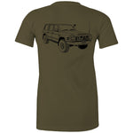 GQ Patrol Women's Maple Tee Detailed with Black Logo