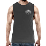 75 Series Troopy Muscle Singlet Detailed With White Logo